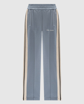 Palm Angels Сірі спортивні штани з лампасами PWCJ001F25FAB001
