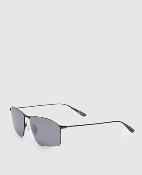 Balenciaga Серые солнцезащитные очки Invisible с зеркальным эффектом 812825T0005