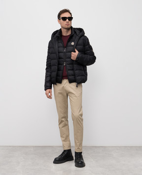 Moncler Бордовый свитшот с логотипом K20918G00040809KR