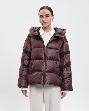 Be Florence Бордова стьобана куртка BE2517B