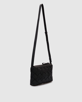 Bottega Veneta Чорна шкіряна сумка крос-боді Diago 837112V4FV1