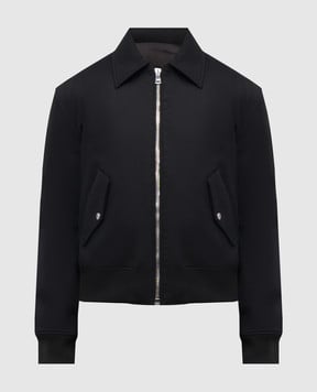 Balmain Черная куртка с логотипом EH1TF970CF87