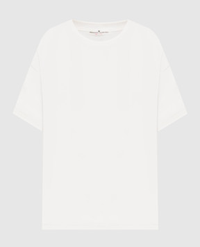Ermanno Scervino Белый топ из шелка D462L756HKC
