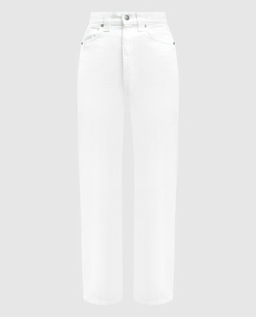 Khaite Белые джинсы SHALBI с высокой посадкой 1135913100W913