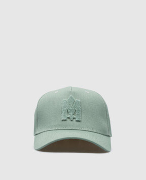 Mackage Зелена кепка ANDERSON-V з фактурною емблемою логотипа ANDERSONVm