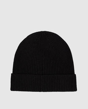 Mackage Чорна шапка DAWSON з логотипом DAWSON