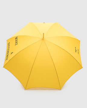 Pasotti Желтый зонтик с надписью. OMITDO20NYLON21GIALLO