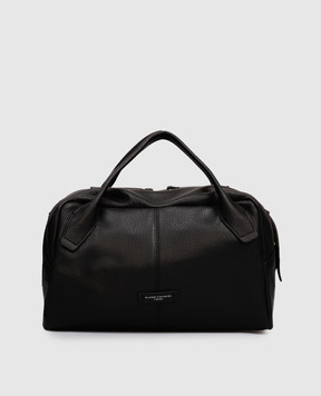 Gianni Chiarini Чорна шкіряна сумка Emily з логотипом BS11301COMMGRN