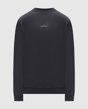 Stone Island Сірий світшот з принтом емблеми K2S156100018S0195
