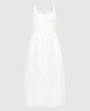 Brunello Cucinelli Белое платье миди M0F79A5195