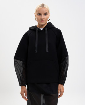 Twinset Черные худи с логотипом 252TP2194