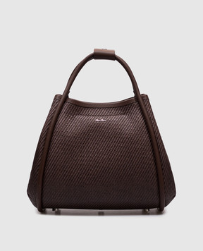 Max Mara Коричнева сумка-тоут Summer Marine S SUMMERMARINES