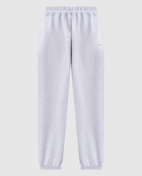 Vetements Сірі меланжеві джогери з логотипом UH76SP100G
