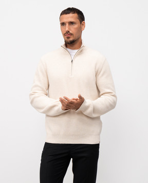 Woolrich Бежевий светр з вовною та кашеміром CFWOKN2024MRUF5032