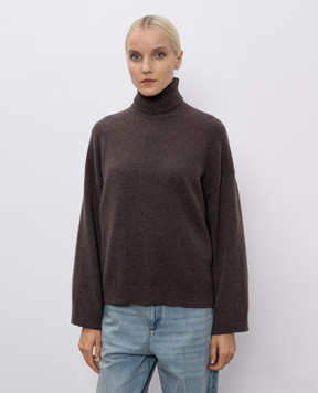 Brunello Cucinelli Коричневий светр з кашеміру M12501703