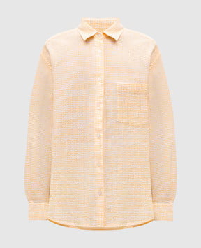 Woolrich Оранжевая рубашка в клетку CFWWSI0213FRUT4070