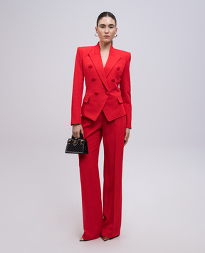 Balmain Красный двубортный жакет EF0SI505VB00