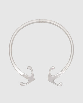Off-White Серебряное колье в виде логотипа Arrow OWOB13AF24MET001
