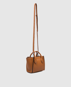 Ermanno Scervino Коричнева шкіряна сумка Maggie з логотипом D463S352GMQ