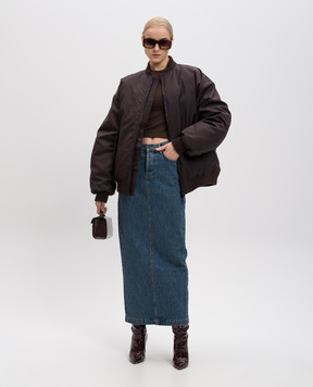 WARDROBE.NYC Коричневий пуховий бомбер W4011R11