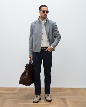 Brunello Cucinelli Серая куртка из шерсти MM4506424