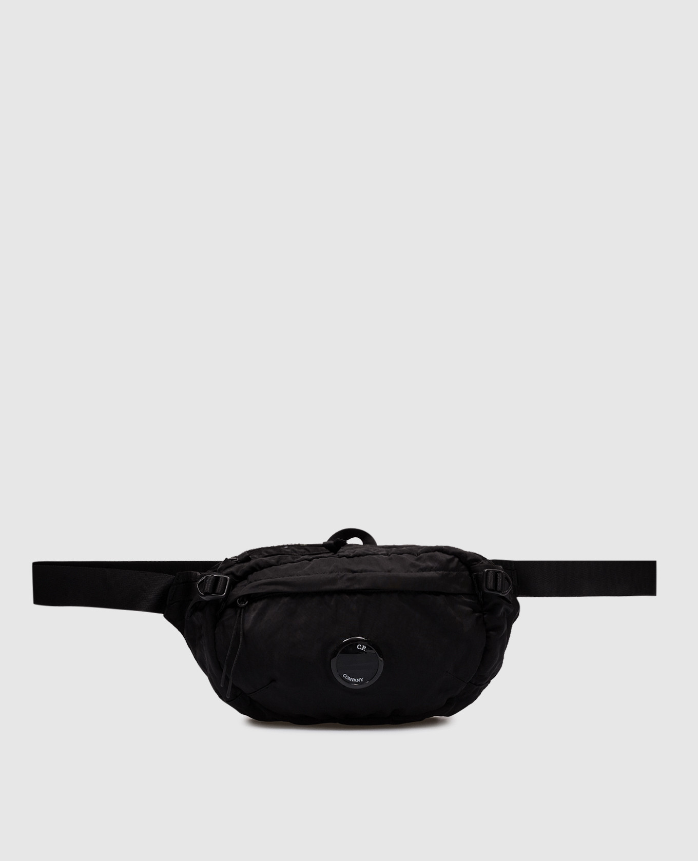 

Черная поясная сумка Nylon B с логотипом., Черный, Поясные сумки