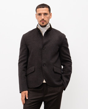 Loro Piana Коричнева куртка з кашеміру FAP7434