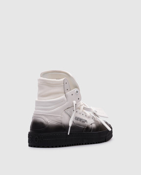 Off-White Білі шкіряні хайтопи 3.0 Off Court OMIA065S25LEA004