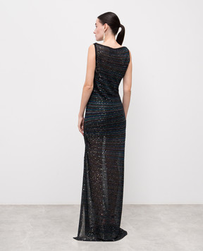 Missoni Платье в полоску с пайетками DS25WG12BK01CL