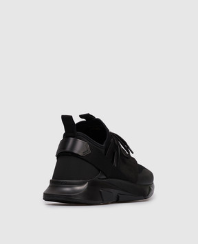 Tom Ford Черные комбинированные кроссовки Jago с логотипом J1100TOF001N