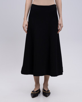 Jil Sander Черная юбка миди J02MA0258J20232