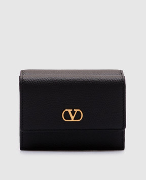 Valentino Черный кожаный портмоне с логотипом 6W2P0AJ4SNP