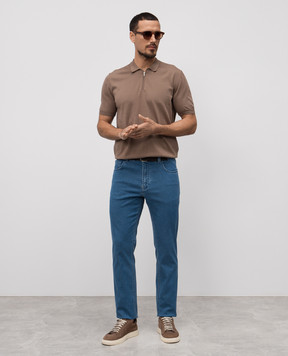 Cashmere&Whiskey Коричневое поло MB004Z
