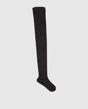 Brunello Cucinelli Сірі колготи з кашеміру M64990069