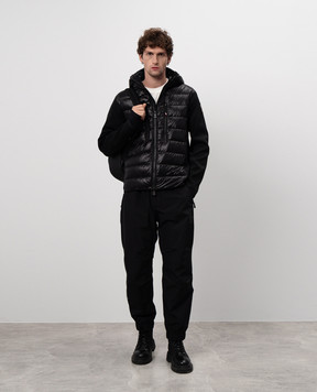 Moncler Grenoble Черная пуховая куртка с логотипом. J20979B00012C9043