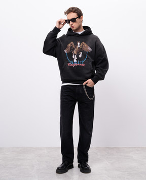 AMIRI Сіре худі WASH PEGASUS з логотипом AMJYHD1080