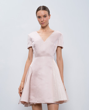 Christian Dior Рожева сукня із шовку з плісуванням 6C21620A1612