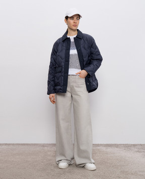 Woolrich Синя пухова куртка Heritage CFWWOU1137FRUT2635