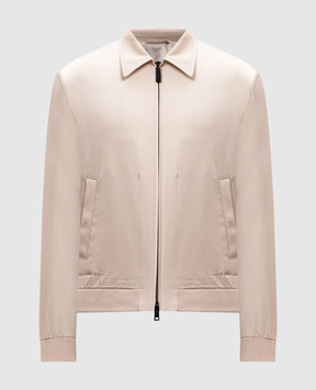 Herno Бежевая куртка с логотипом GI000503U13246S