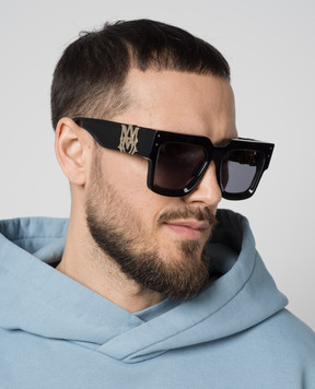 AMIRI Черные очки с логотипом AMACSN1001
