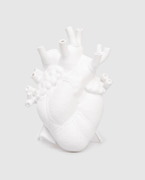 SELETTI Белая фарфоровая ваза Love in Bloom 09920