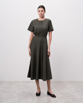 PROENZA SCHOULER Зелена сукня міді з поясом WL2513502AC153