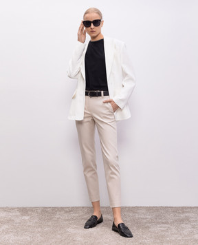 Brunello Cucinelli Бежевые штаны MA126P7258