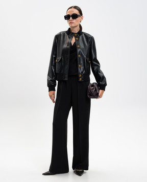 Twinset Черная куртка с логотипом 252TP2232
