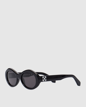 Off-White Черные очки Edison OERI13GF24PLA001