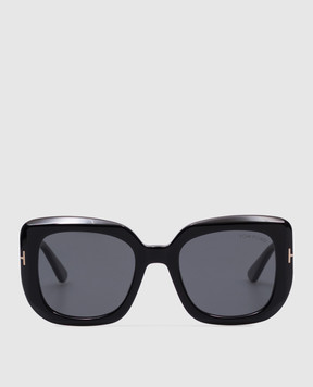 Tom Ford Чорні сонцезахисні окуляри Carla FT12205201D