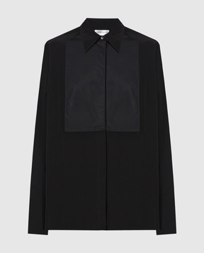 Victoria Beckham Чорна блуза із шовку 1124WSH005239A