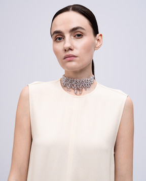 Swarovski Сріблясте кольє Mesmera 5661523