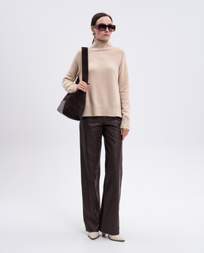 Dondup Бежевий светр з вовни DT382M00967D002