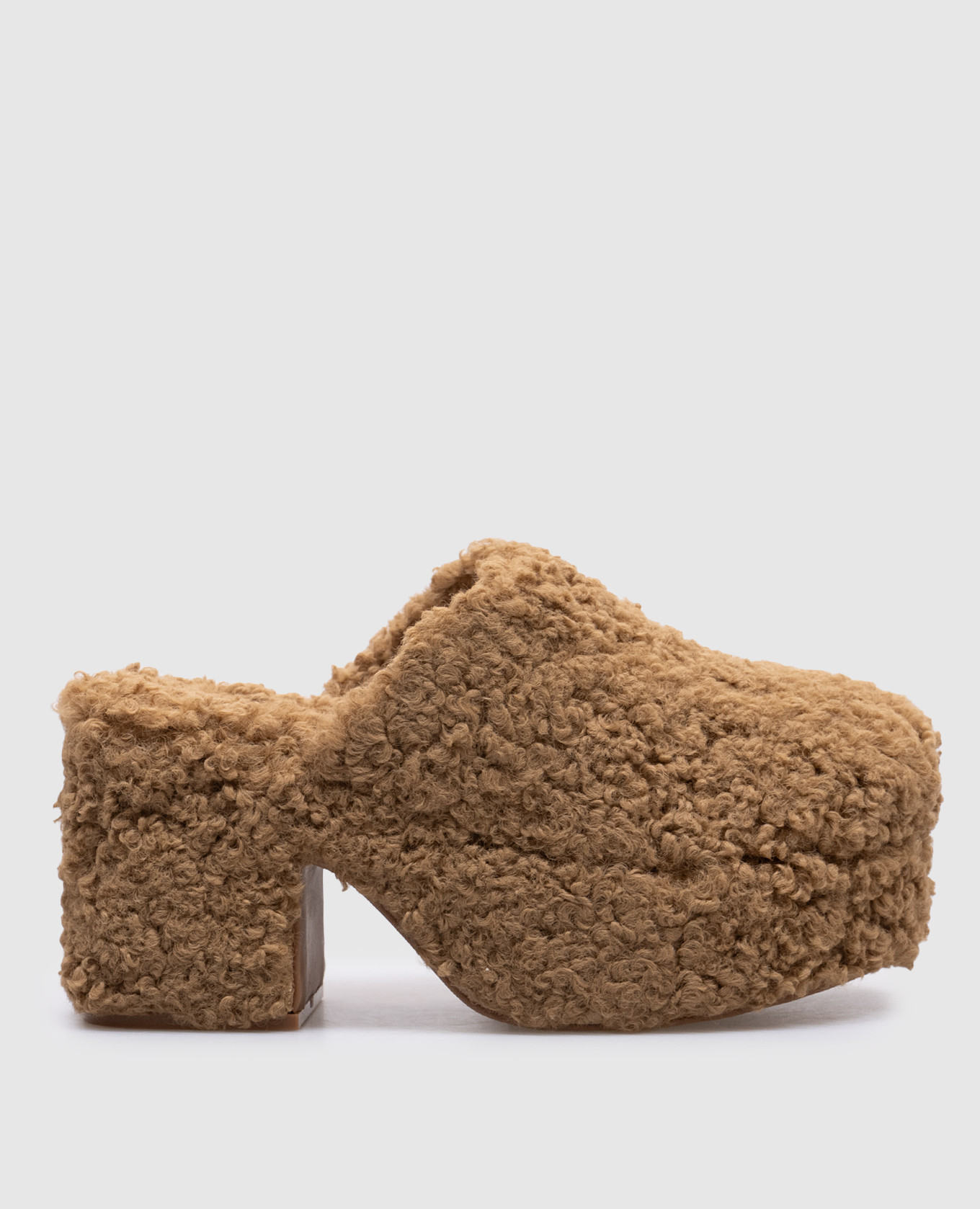 

Коричневые сабо Teddy, Коричневый, Мюли